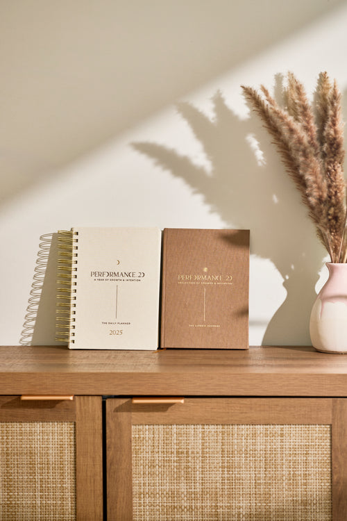 P.20 AM PM Bundle | Guided Journal, Original Planner, Sticky Notes & Pen