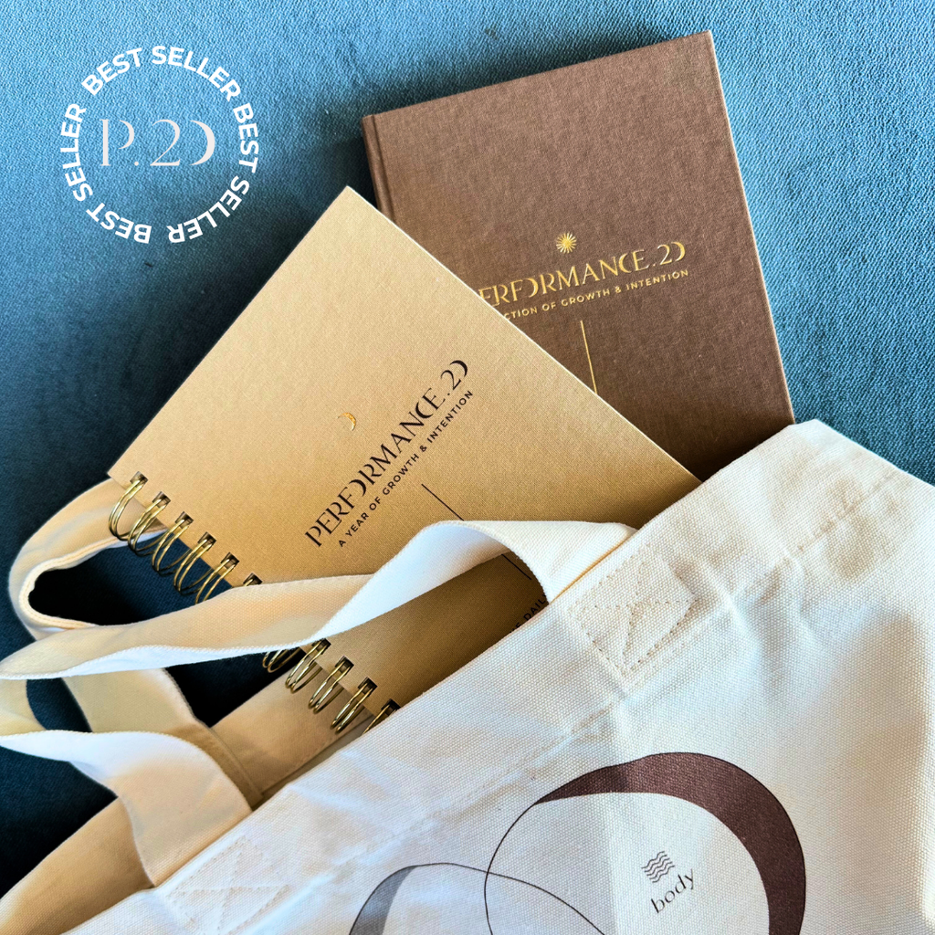 P.20 Gift Set - 4 pieces | Guided Journal, Intentional Planner, Organic Tote & Pen